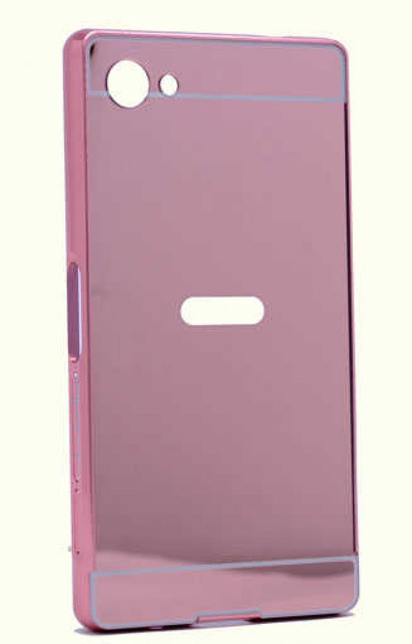 Sony Xperia Z5 Compact Kılıf  Evastore Aynalı Bumper - 3