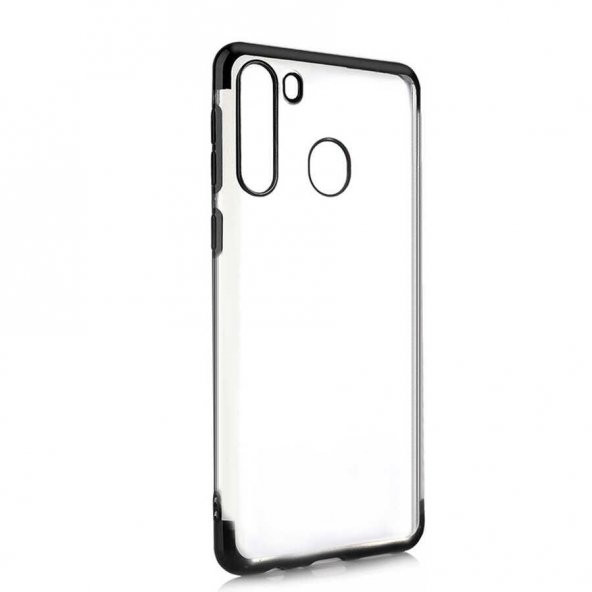 Galaxy M11 Kılıf  Evastore Dört Köşeli Lazer Silikon - 2