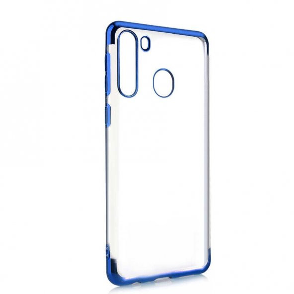 Galaxy M11 Kılıf  Evastore Dört Köşeli Lazer Silikon - 3