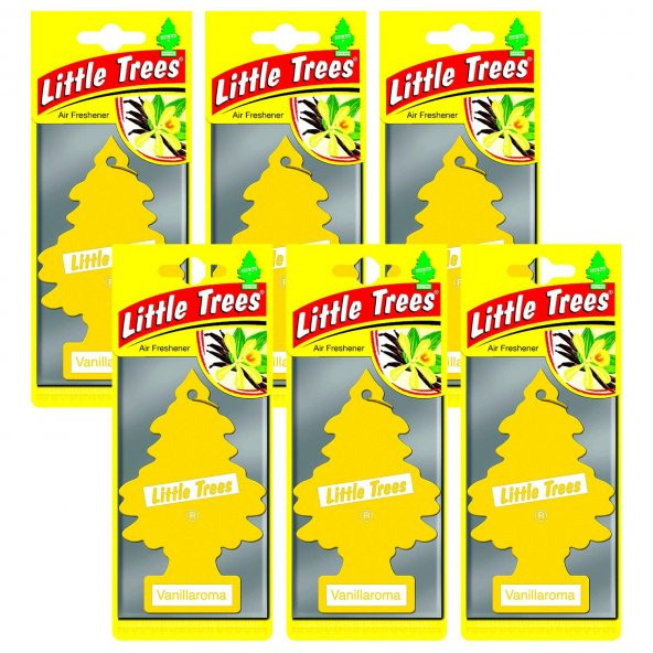 Little Trees Vanillaroma Vanilya Aromalı Oto Kokusu 6 Adet