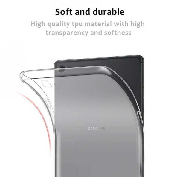 Galaxy T720 Tab S5E Kılıf  Evastore Tablet Süper Silikon