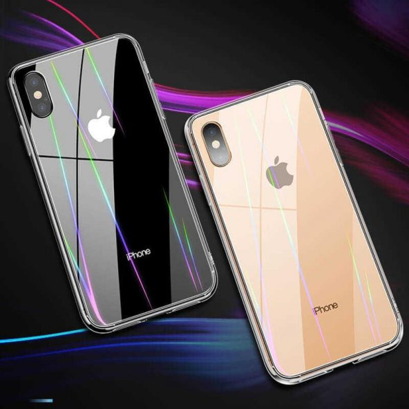 Apple iPhone XR 6.1 Kılıf  Evastore Rainbow Kapak - 2