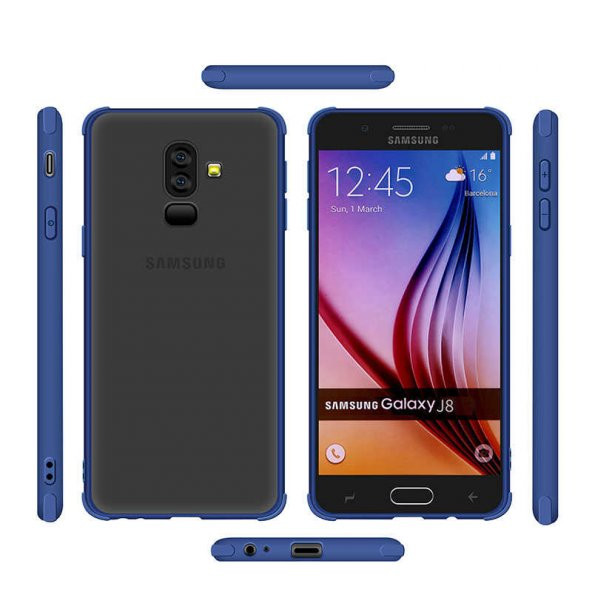 Galaxy J8 Kılıf  Evastore Odyo Silikon - 4