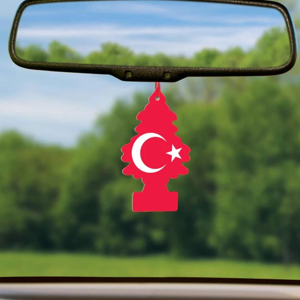 Little Trees TÜRK Bayrağı Vanilya Aromalı Oto Kokusu 24 Adet - 2