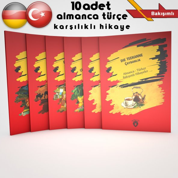 Almanca-Türkçe Bakışımlı Hikaye Seti 6 Kitap