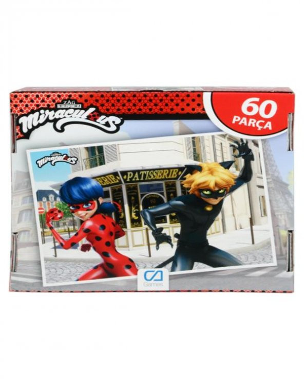 Miraculous 60 Parça Çocuk Yapboz