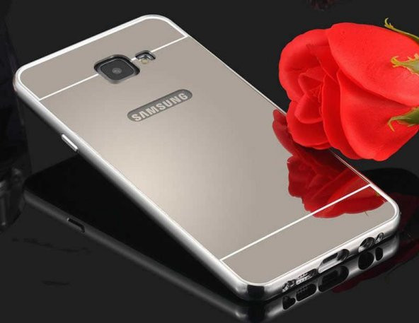 Galaxy A3 2016 Kılıf  Evastore Aynalı Bumper