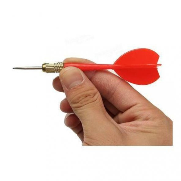 4 OKLU ÇİFT TARAFLI DART TAHTASI OYUN SETİ 12'' - 4