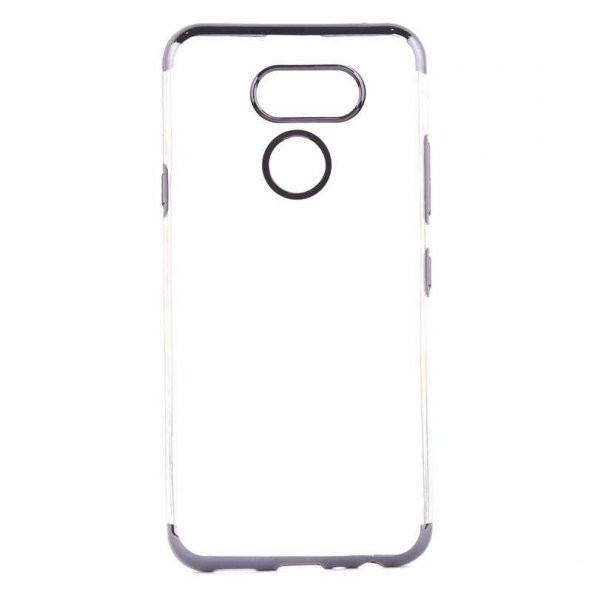 LG K40S Kılıf  Evastore Dört Köşeli Lazer Silikon - 2