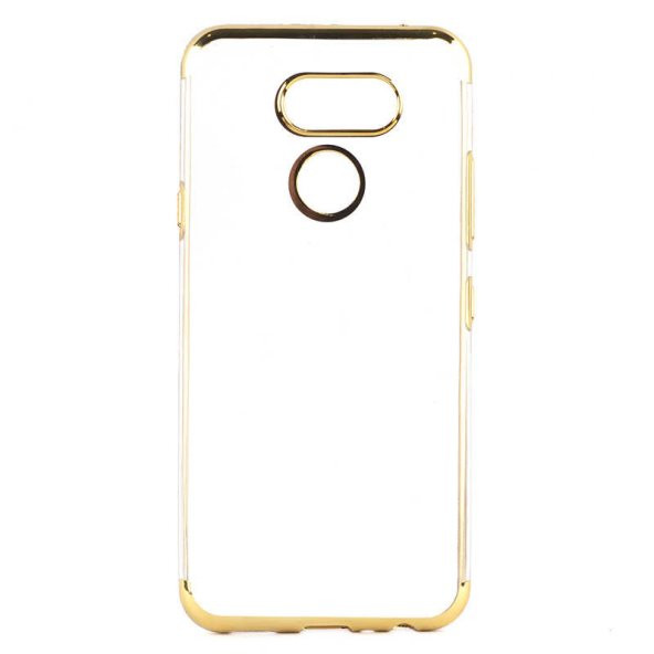 LG K40S Kılıf  Evastore Dört Köşeli Lazer Silikon - 5