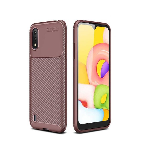 Galaxy A01 Kılıf  Evastore Negro Silikon