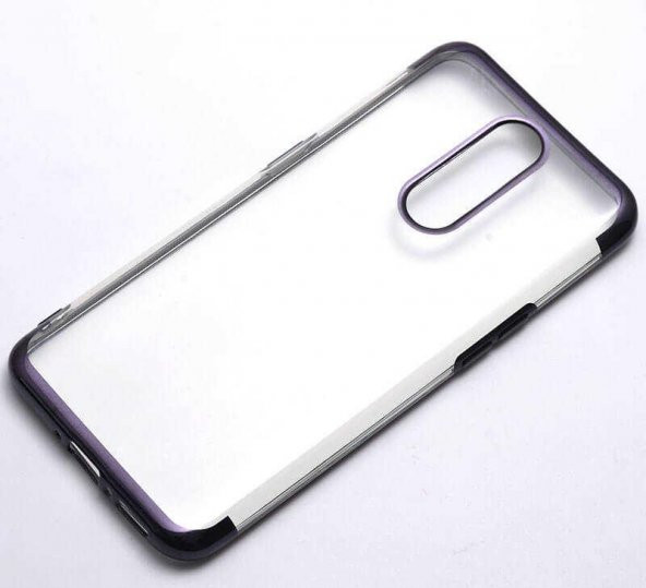 Oppo RX17 Pro Kılıf  Evastore Dört Köşeli Lazer Silikon - 2