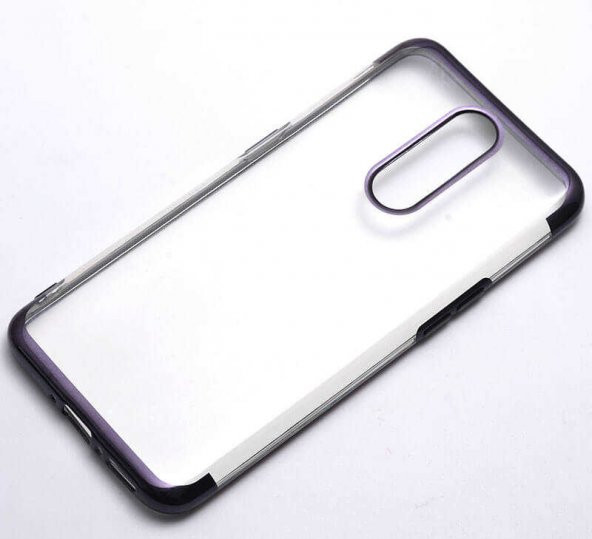 Oppo RX17 Pro Kılıf  Evastore Dört Köşeli Lazer Silikon - 3