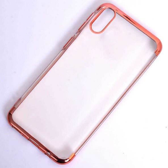 Galaxy M10 Kılıf  Evastore Dört Köşeli Lazer Silikon - 7