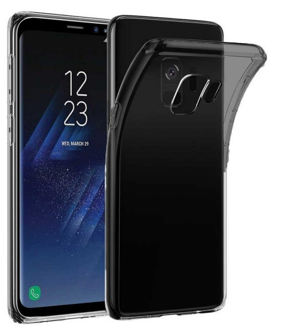 Galaxy S9 Kılıf  Evastore İmax Silikon Kamera Korumalı