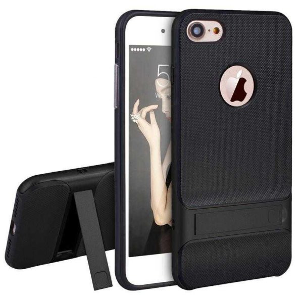 Apple iPhone 8 Kılıf  Evastore Standlı Verus Kapak - 2