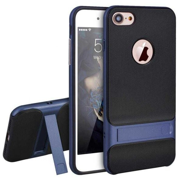 Apple iPhone 8 Kılıf  Evastore Standlı Verus Kapak - 3