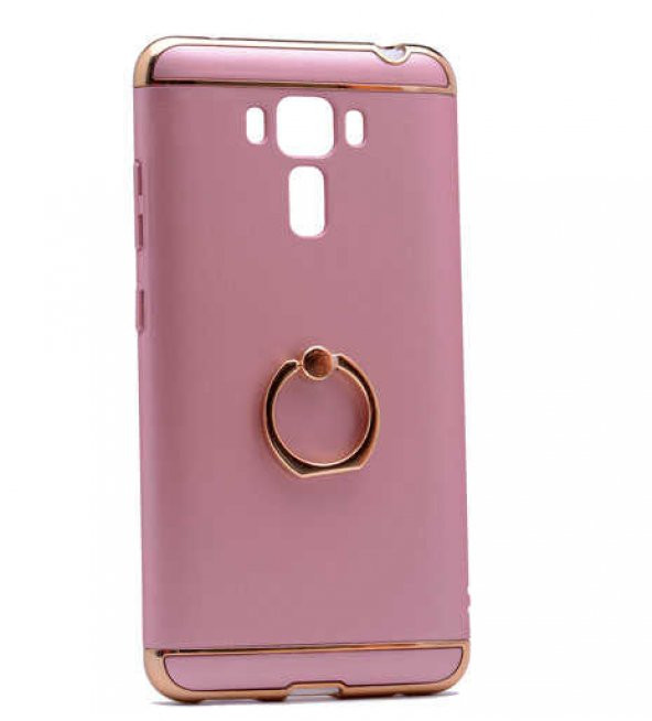 Asus Zenfone 3 Laser ZC551KL Kılıf  Evastore 3 Parçalı Yüzüklü Rubber Kapak - 3