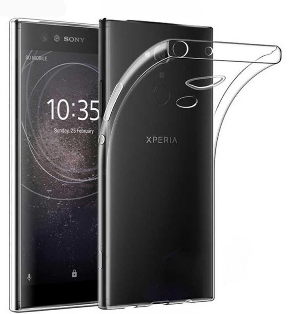 Sony Xpeira XA2 Kılıf  Evastore Süper Silikon Kapak