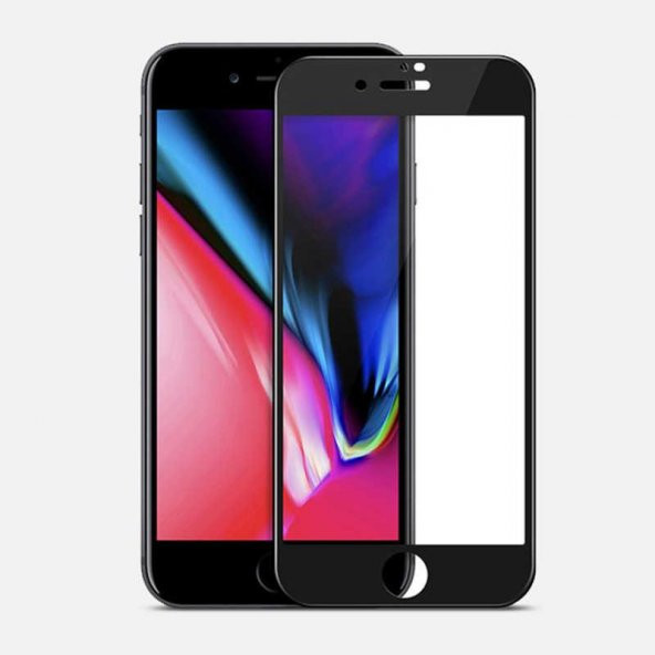 Apple iPhone 8 Plus  Evastore 3D Latte Cam Ekran Koruyucu - 2