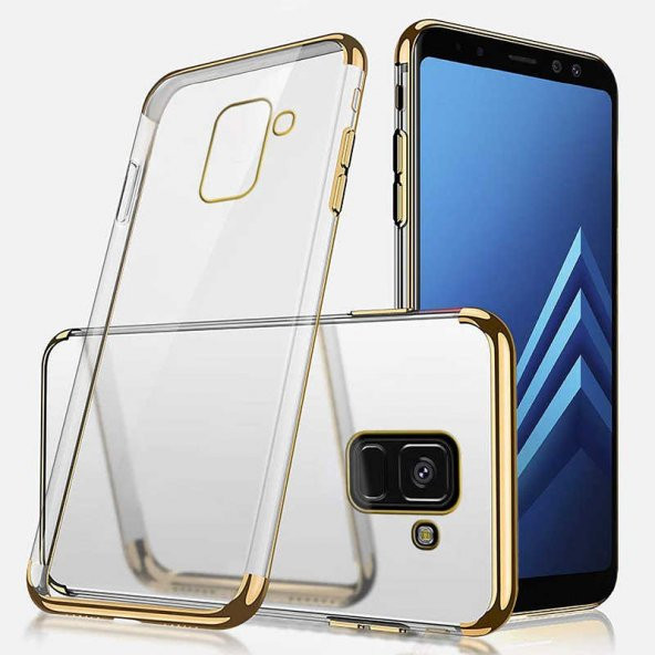 Galaxy J6 Plus Kılıf  Evastore Dört Köşeli Lazer Silikon - 4