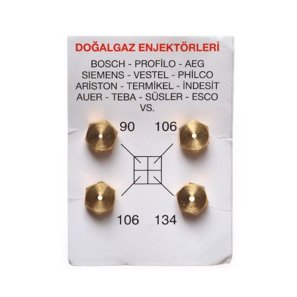 Doğalgaz Enjektör Ocak Memesi, Dirsek, Anahtar, Hepsi Bu Sette - 2
