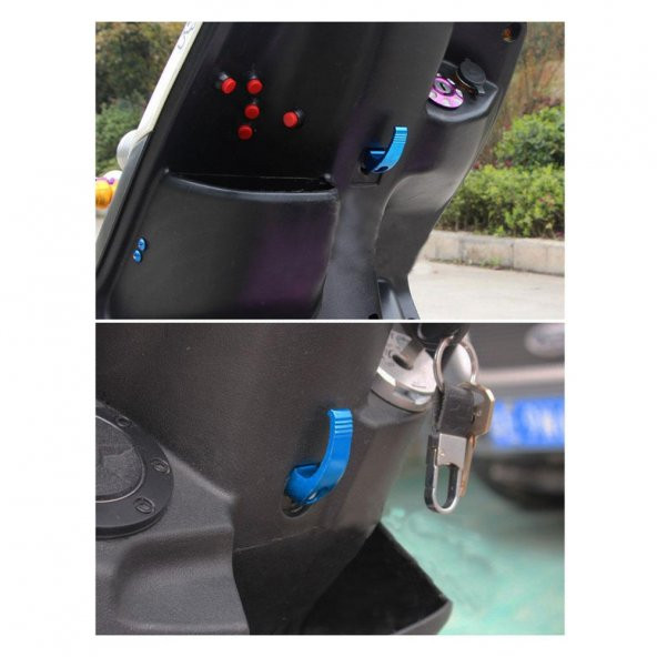 Knmaster Motosikletler İçin Alüminyum Eşya Taşıma Kancası - 6