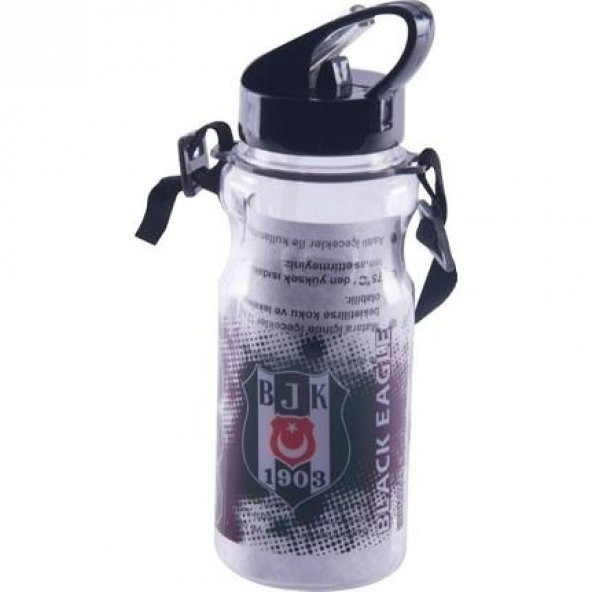 Beşiktaş (Bjk) 500 Ml Şeffaf Matara (Hakan Çanta 78696) /