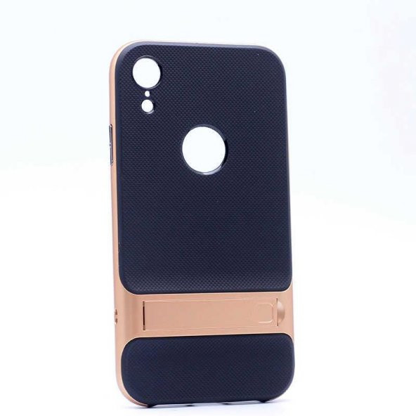 Apple iPhone XR 6.1 Kılıf  Evastore Standlı Verus Kapak - 4