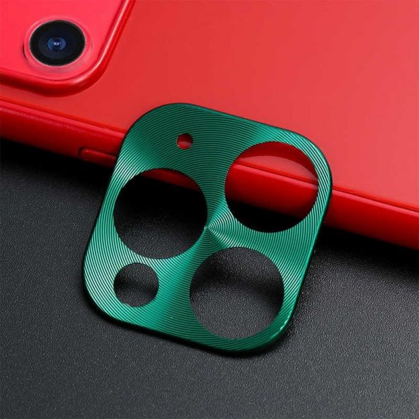 Apple iPhone 11 Pro  Evastore Metal Kamera Koruyucu - 4