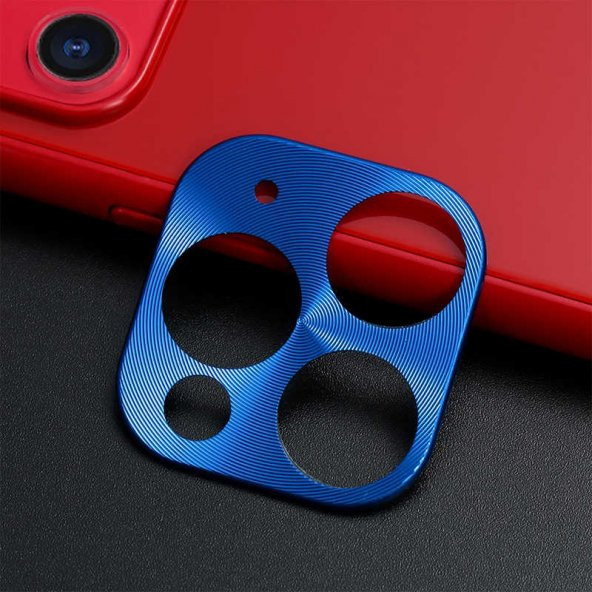 Apple iPhone 11 Pro  Evastore Metal Kamera Koruyucu - 5