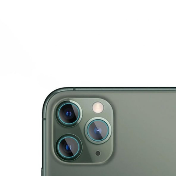 Apple iPhone 11 Pro Max  Evastore 3D Full Kamera Koruyucu - 2