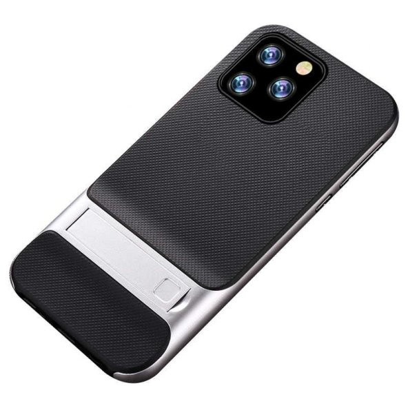 Apple iPhone 11 Pro Max Kılıf  Evastore Standlı Verus Kapak - 4