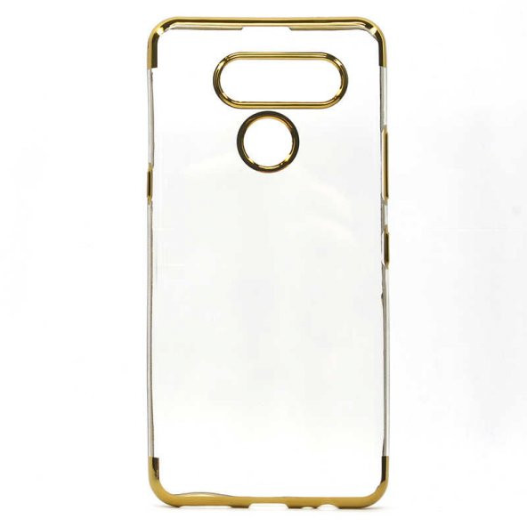 LG K50S Kılıf  Evastore Dört Köşeli Lazer Silikon - 4