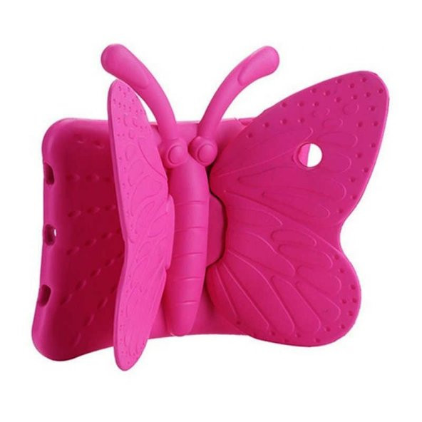 Apple iPad Mini 1 Butterfly Çocuklar İçin Kelebek Figür Standlı Tablet Kılıf - 6