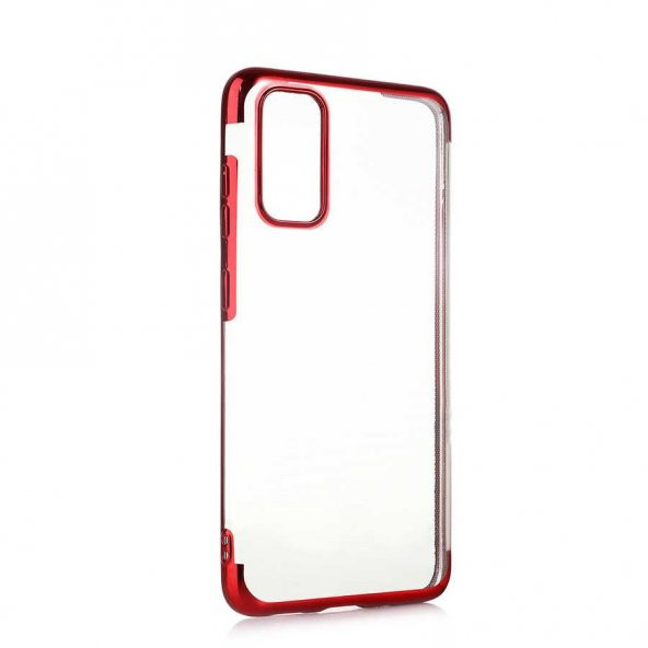 Galaxy S20 Kılıf  Evastore Dört Köşeli Lazer Silikon - 3