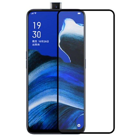 Oppo Reno 2Z  Evastore Kenarları Kırılmaya Dayanıklı Cam Ekran Koruyucu - 2
