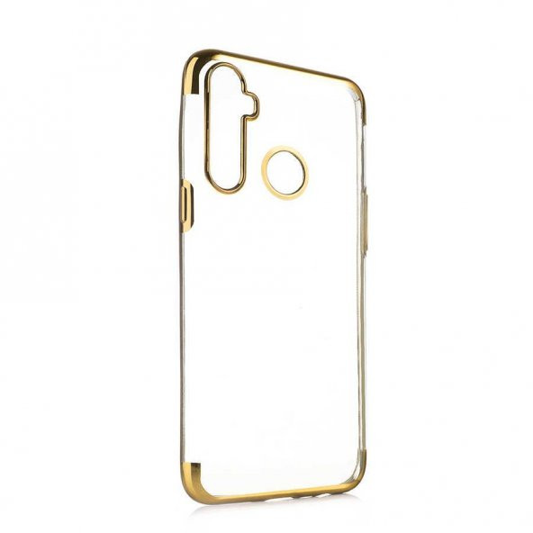 Realme 5İ Kılıf  Evastore Dört Köşeli Lazer Silikon - 3
