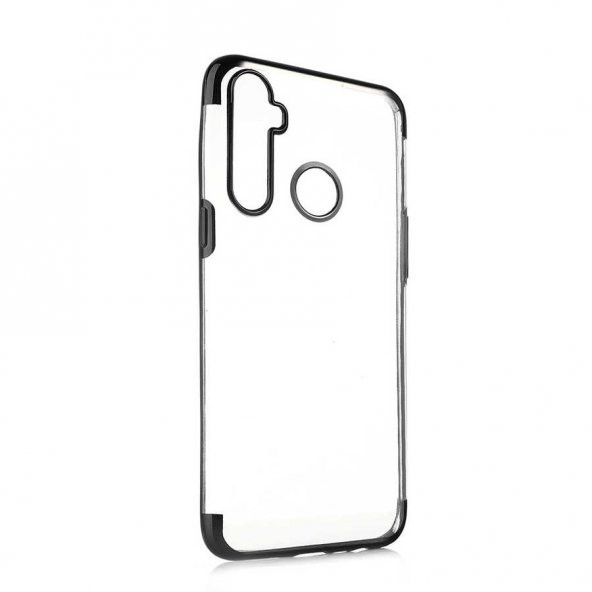 Realme 5İ Kılıf  Evastore Dört Köşeli Lazer Silikon - 5