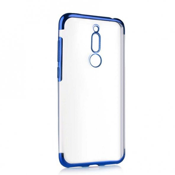 Meizu M6T Kılıf  Evastore Dört Köşeli Lazer Silikon - 3