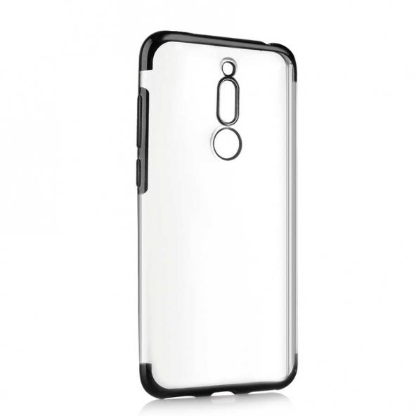 Meizu M6T Kılıf  Evastore Dört Köşeli Lazer Silikon - 4