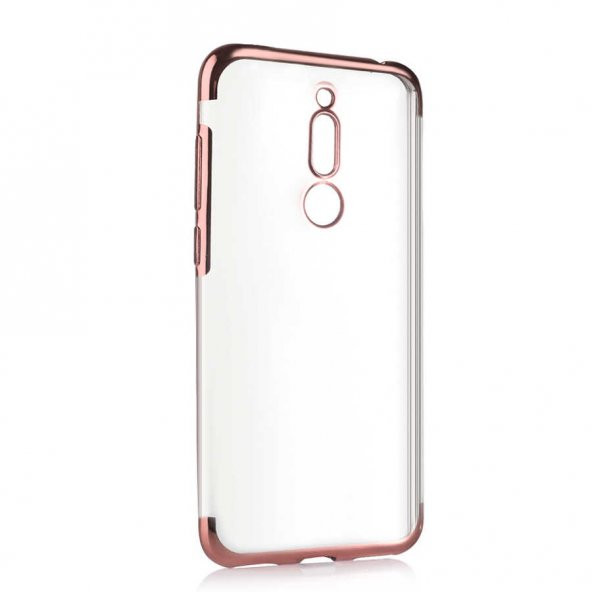 Meizu M6T Kılıf  Evastore Dört Köşeli Lazer Silikon - 5