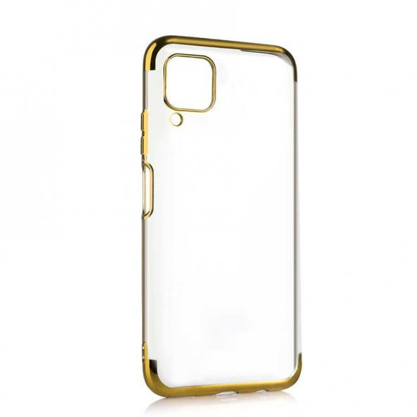 Huawei P40 Lite Kılıf  Evastore Dört Köşeli Lazer Silikon - 3