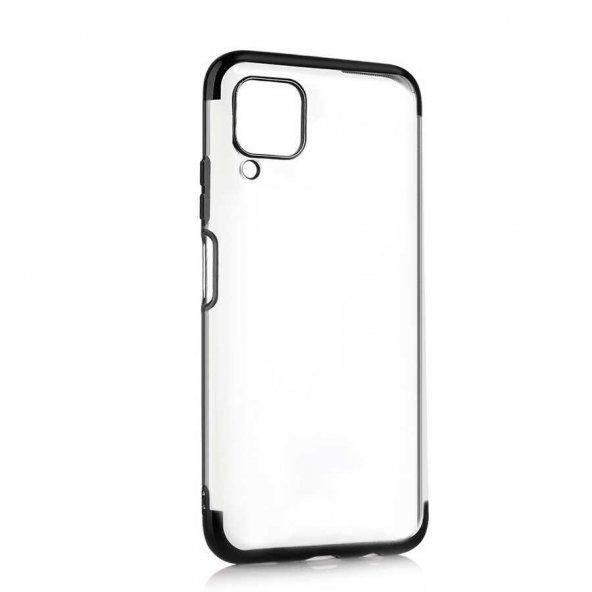 Huawei P40 Lite Kılıf  Evastore Dört Köşeli Lazer Silikon - 5