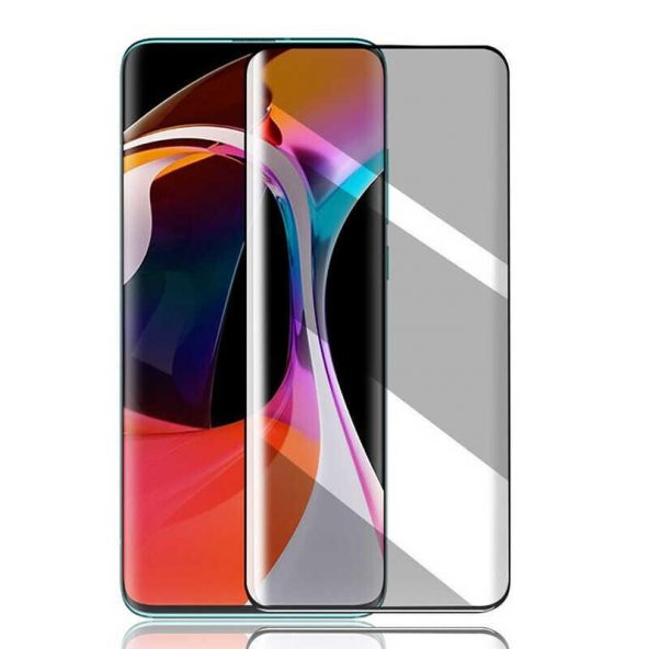 Huawei P Smart Pro 2019 Evastore New 5D Privacy Temperli Ekran Koruyucu