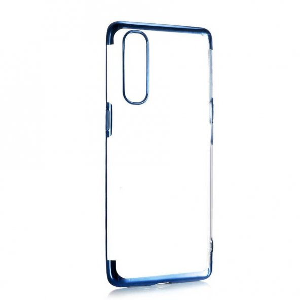 Oppo Reno 3 Pro Kılıf  Evastore Dört Köşeli Lazer Silikon - 3