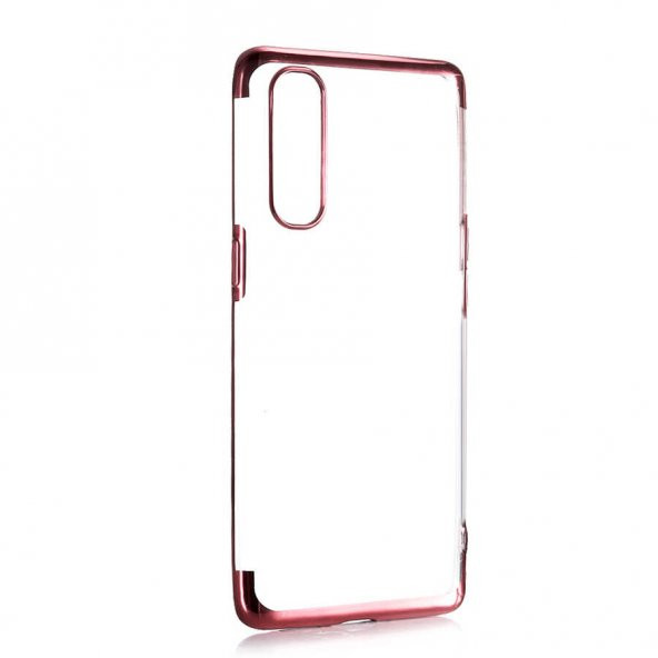 Oppo Reno 3 Pro Kılıf  Evastore Dört Köşeli Lazer Silikon - 5