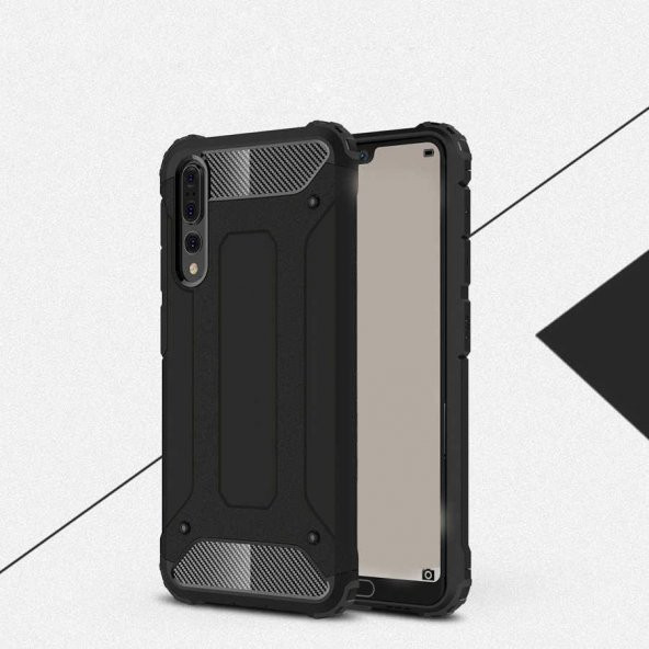 Huawei P20 Pro Kılıf  Evastore Crash Silikon Kapak - 2