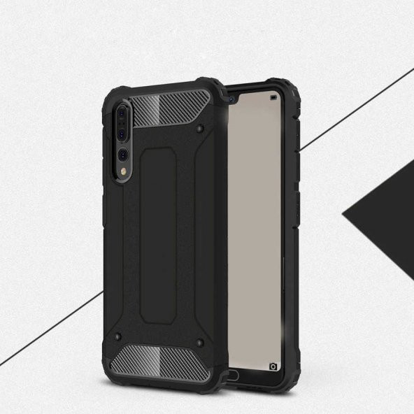 Huawei P20 Pro Kılıf  Evastore Crash Silikon Kapak - 5