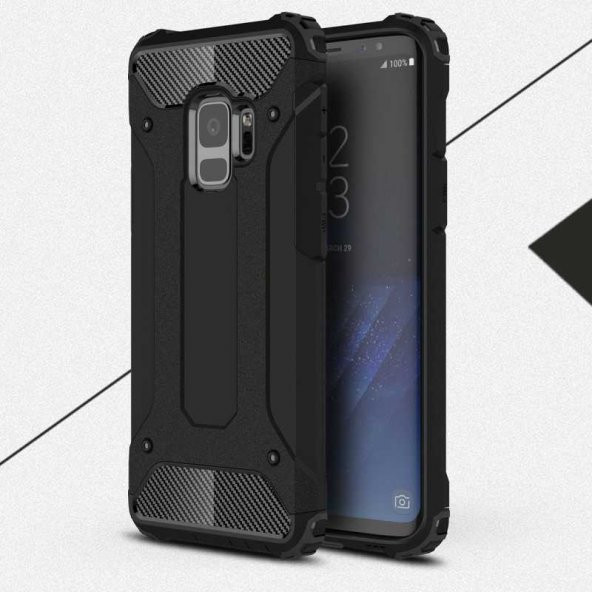 Galaxy S9 Kılıf  Evastore Crash Silikon Kapak - 3